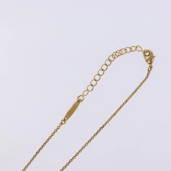 Salvatore Ferragamo Gancini Necklace metal Gold Tone Auth sw1386M - Picture 6 of 16